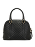 Mini Microguccissima Dome Bag, &pound;450, Handbags, Black, Leather, Back view